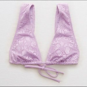 NWT Aerie Lilac Bikini Top Size Medium